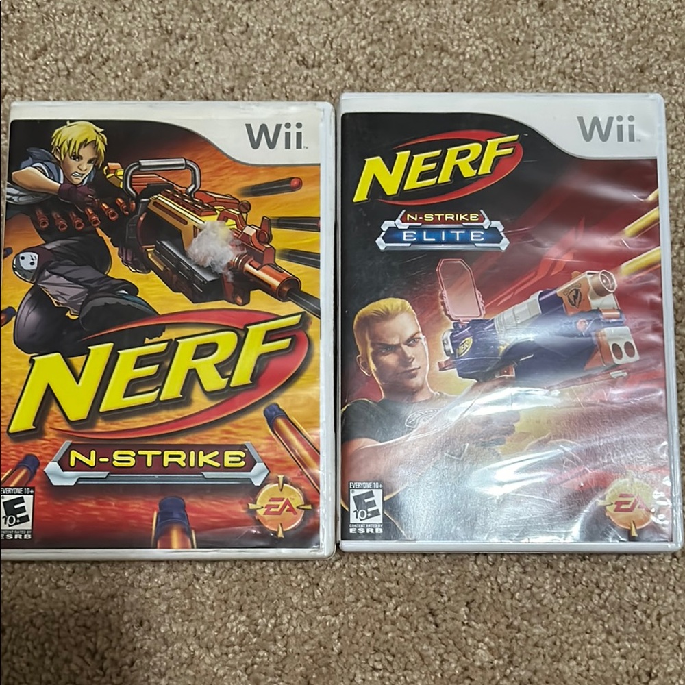 Nerf N-Strike and N-Strike Elite for Wii - Black and Yellow